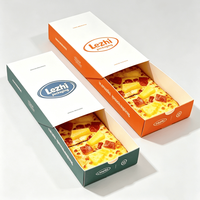 Kotak Kemasan Makanan Cepat Saji Pizza Sushi Dessert Biodegradable Murah Custom, Model Laci Geser untuk Dibawa Pulang