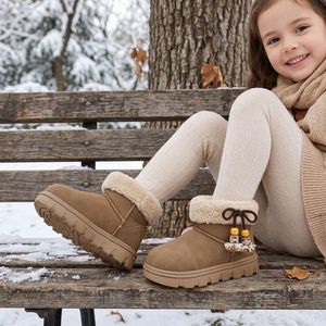 <span class=keywords><strong>Botas</strong></span> de Nieve <span class=keywords><strong>para</strong></span> Niños al por Mayor, Impermeables, de PU, Antideslizantes, Cálidas, de Felpa, <span class=keywords><strong>para</strong></span> Niños y <span class=keywords><strong>Niñas</strong></span>, <span class=keywords><strong>Botas</strong></span> de Invierno de Moda 2026 - Product Image 2