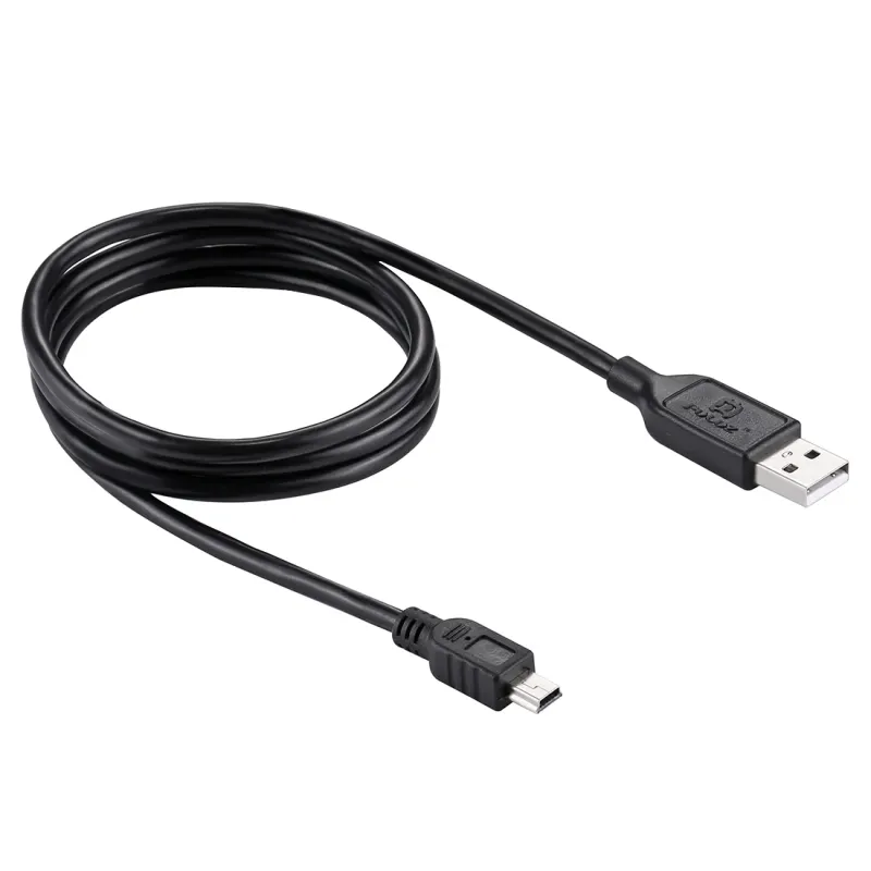 Precio al por mayor 1M Tipo A a Mini 5pin USB 2,0 Cable de carga de datos de sincronización para Canon EOS 50D / 60D / 70D / 5D2 / 5D3