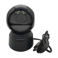 Escáner de Códigos de Barras 2D de Escritorio con Luz Roja, Interfaz USB, Escaneo Automático para Supermercados y Almacenes - En Stock