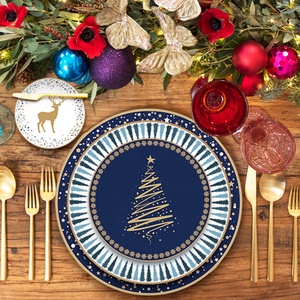 Jakun — assiettes en céramique, vente en gros, 9 pièces - Product Image 6