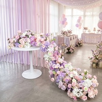 Nouvelle Composition Florale Artificielle de Roses pour Mariage, Décoration d'Allée, Vitrine, Arche de Demande en Mariage, Longue Rangée de Fleurs