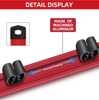 Support magnétique en alliage d'aluminium de haute qualité 410 mm pour tournevis, outil de quincaillerie de qualité DIY pour présentoir d'atelier