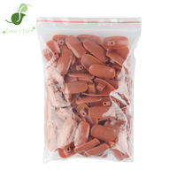 Uñas Postizas SunelPort en Forma de Almendra y Cuadradas, 100 Piezas por Bolsa, Flexibles, para Práctica Mecánica, con Logotipo Personalizado