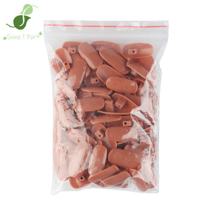 Ongles à presser SunelPort, formes amande et carrées, 100 pièces par sachet, flexibles, pour entraînement manuel, logo personnalisé - Product Image 1