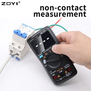 Multimètre numérique ZOYI ZT102/102A 6000 points de mesure Testeur de transistors Calibrateur de tension automatique - Product Image 4