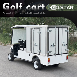 Voiturette <span class=keywords><strong>de</strong></span> golf biplace pour visites touristiques, équipée d'un grand bac isotherme, chariot <span class=keywords><strong>de</strong></span> transport <span class=keywords><strong>de</strong></span> boissons fraîches pour zones panoramiques - Product Image 2