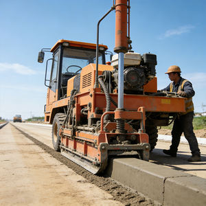 Machine à Bordures <span class=keywords><strong>en</strong></span> Béton pour Bordures Routières Crée des Bords Lisses et Durables - Product Image 1