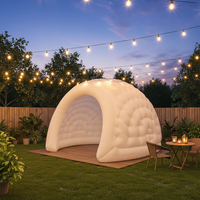 Tente dôme gonflable pour mariage, événement, boîte de nuit, fête, tente dôme gonflable, tente igloo avec souffleur d'air