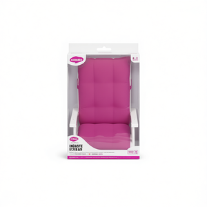 Coussin de chaise Alibaba à dossier haut, tissu Oxford rose, résistant à l'eau, pour usage extérieur, amovible, lavable, toutes saisons - Product Image 1