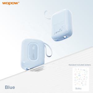 Mini <span class=keywords><strong>batterie</strong></span> <span class=keywords><strong>externe</strong></span> 20000mAh USB Type C avec câble intégré, batteries externes pour téléphone - Product Image 5