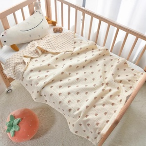 Manta de Bebé Personalizada 100% Algodón Muselina para Recién Nacidos, Manta Tejida para Dormir - Product Image 4