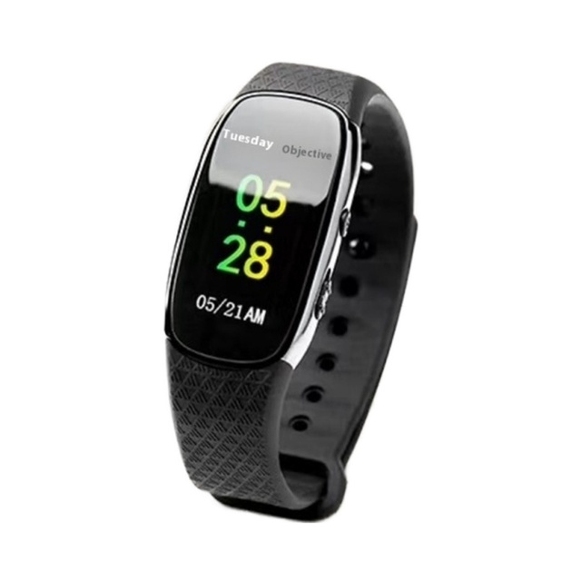 One Button Record Technology Dictaphone Mini Gadgets Long Distance Voice Recorder Wrist Watch 0.96" Display Screen
