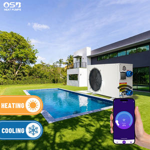 Pompe à chaleur <span class=keywords><strong>solaire</strong></span> électrique pour <span class=keywords><strong>piscine</strong></span> R32 220V 35KW, chauffe-eau pour <span class=keywords><strong>piscine</strong></span>, pour hôtel et usage domestique, sans réservoir, application intelligente - Product Image 3