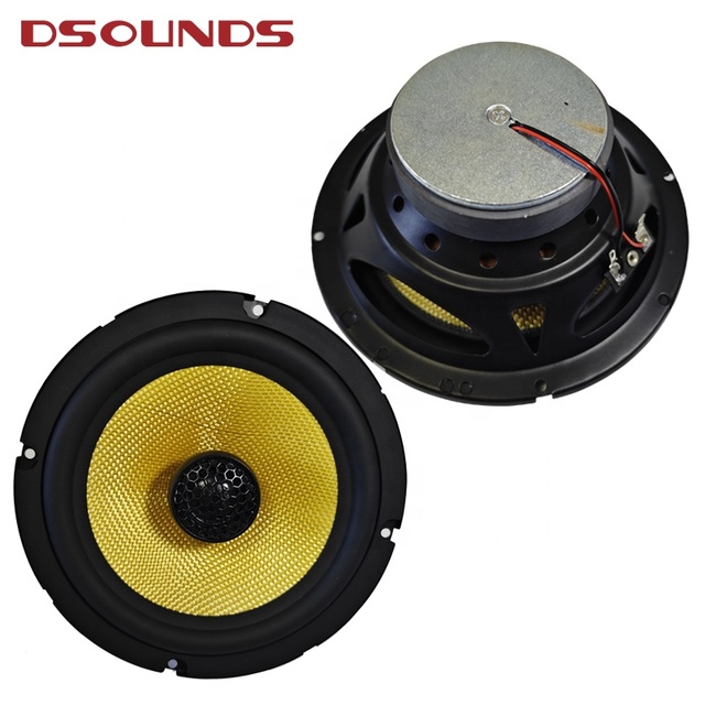 6.5 Inch 2-way Coaxial Car Speakers Subwoofer Speaker 80Wrms*2 Power 2-way Car Component Speaker Car Audio Speaker for Rear Door
