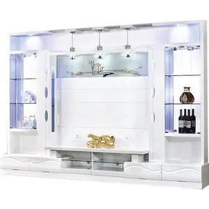 现代 MDF 木制液晶电视架设计与展示柜家具