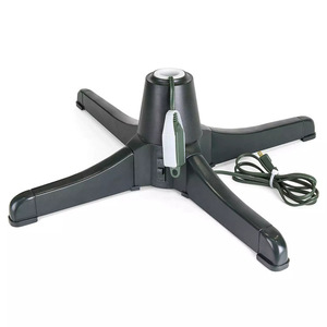 Electric Rotating <strong>Christmas</strong> <strong>Tree</strong> <strong>Stand</strong> with Music Remote Control Iron Legs 100Lbs Load Heavy Duty Base for 2.4m Artificial <strong>Tree</strong> - Product Image 5