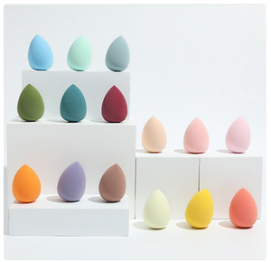 Уникальная форма, Влажная и сухая, двойное использование, нелатексная Косметическая косметика, косметическая косметика, набор, безупречная губка для макияжа, индивидуальный логотип - Product Image 6