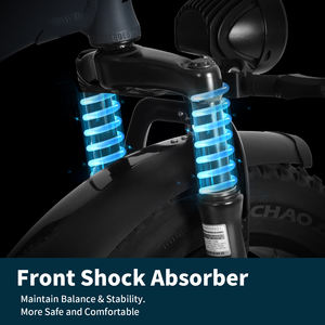 จักรยานไฟฟ้าพับได้ 500W 1000W 36V จักรยานเสือภูเขาไฟฟ้า มอเตอร์จักรยานไฟฟ้า จักรยานไฟฟ้าพับได้ยางอ้วนขนาด 20 นิ้ว - Product Image 2