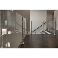 Système de garde-corps en acier inoxydable Rampe en verre en acier inoxydable Rampe en verre de piscine et accessoires