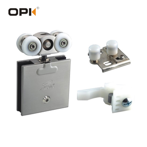 Rueda deslizante <span class=keywords><strong>para</strong></span> puerta de ducha con guía inferior y tope de plástico, de bajo ruido - Product Image 3