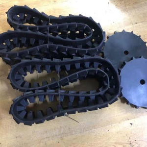 Phụ Tùng Khung Gầm Xe Ngựa Bằng Cao Su Robot Bán Chạy Nhất Theo Dõi Cao Su Nhỏ 50*22.2 * Liên Kết Bánh Xích - Product Image 2