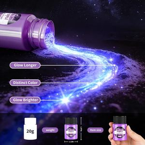 Venta Directa de Fábrica, Polvo Luminoso, Polvo que Brilla en la Oscuridad, Pigmento Fotoluminiscente para Manualidades, Juguetes, Tecnología de Luminiscencia - Product Image 4