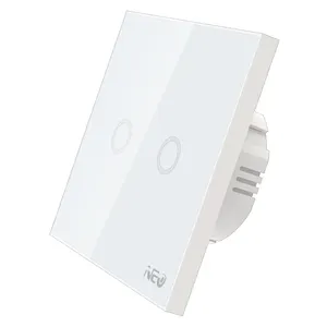 Tuya interruptor de luz inteligente, interruptor de luz inteligente com uma chave ligar/desligar ue 10a