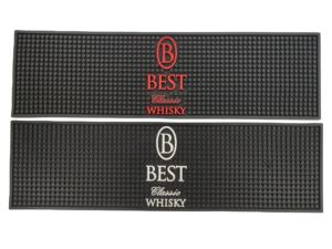 Branded Silicone PVC Bar <b>Mat</b> Rubber <b>Beer</b> Spill Pad Pub Rail <b>Mat</b> Drip Tray Non Slip Service <b>Mat</b> Coaster Placemat - Product Image 4