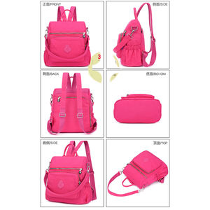 Sac à dos pour femmes, mini sac à bandoulière personnalisé, vente chaude, logo personnalisé, décontracté, sport, voyage, rangement quotidien, mochilas - Product Image 6