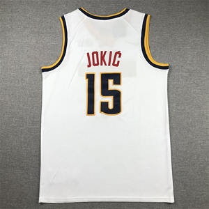 Vente en gros de nouveaux maillots de basket-ball américains cousus nouvelle saison #1 Porter Jr #15 Jokic #27 Murray #3 maillots Iversom <span class=keywords><strong>Denver</strong></span> <span class=keywords><strong>Nuggets</strong></span> - Product Image 4