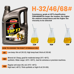 Estrema durata ad alte prestazioni personalizzato Ultra alta pressione HM46 68 Anti usura olio idraulico - Product Image 4