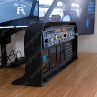 Panneau de commande de cockpit de style Airbus pour simulateur de vol, idéal pour une utilisation à domicile, dans un aéroport ou dans un centre commercial, cockpit de simulation de course