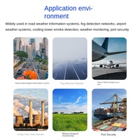 Détecteur de brouillard intelligent pour la circulation urbaine, capteur de visibilité atmosphérique automatique RS485 WIFI