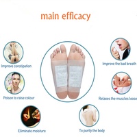 2021 Offre Spéciale Japon Tout Naturel À Base de Plantes Soins Des Pieds Couchage & Anti-Stress Coussinets De Pied De Detox Patch Plâtre