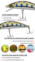 55mm 3.5g leurre méné naufrage appâts de pêche eau douce Mini japon leurre Pesca artificiel carpe pêche Wobbler méné