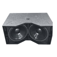 Système audio professionnel avec deux caissons de basses de 21 pouces, son professionnel pour événements intérieurs et extérieurs, basses de scène, vente en gros OEM
