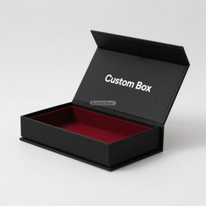 Caja de Regalo Magnética de Cartón Rígido con Logotipo Personalizado, Caja de Papel Magnética de Lujo para Gafas de Sol con Inserto de Terciopelo - Product Image 3