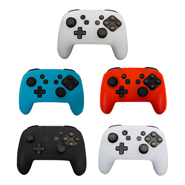 NSLikey Silicone Skin Case for Nintendo Switch Pro Controller Soft Silicone Protective Skin Cover