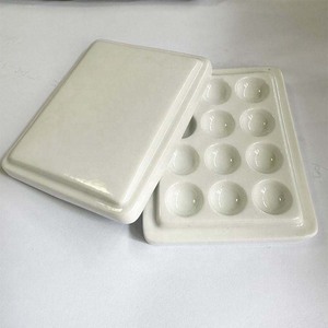 Paleta de Cerámica Dental de 12 Orificios con Tapa, Plato para Mezclar, Humedecer y Mojar Porcelana Dental - Product Image 5