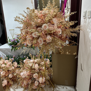 IFG - Flor Decorativa de 80 cm, Hojas Doradas de Alta Calidad para Arreglos Florales de Boda - Product Image 6