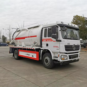 Nouveaux camions d'aspiration des eaux usées Shaanxi Automobile, capacité de 10 tonnes, prix du camion d'aspiration des eaux usées - Product Image 1