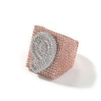2025 personnalisé lettre numéro anneau 5A Zircon cristal glacé anneaux pour hommes pierres précieuses anneaux Hip Hop bijoux bijoux personnalisés