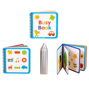 Livre d'activités éducatives pour enfants, cartes flash en papier, reconnaissance des lettres et des mots, puzzle, livre silencieux pour l'apprentissage des couleurs, jouet très vendu - Product Image 1