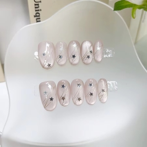 <span class=keywords><strong>Uñas</strong></span> Postizas <span class=keywords><strong>de</strong></span> Gel Pintadas a Mano <span class=keywords><strong>de</strong></span> Alta Calidad, 10 Piezas, Hermoso Diseño <span class=keywords><strong>de</strong></span> Almendra <span class=keywords><strong>de</strong></span> Lujo, <span class=keywords><strong>Uñas</strong></span> <span class=keywords><strong>Acrílicas</strong></span> <span class=keywords><strong>de</strong></span> Alta Calidad para Dedos - Product Image 6