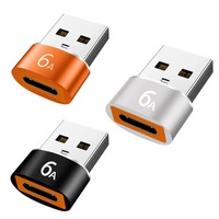 Adaptateur de chargeur de téléphone portable Type-C vers USB 2.0, convertisseur OTG 6A, fabriqué en Chine