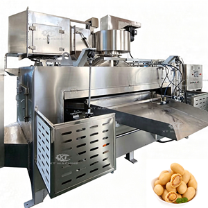 Máquina Tostadora Multifuncional para Cacahuetes Recubiertos de <span class=keywords><strong>Wasabi</strong></span>/Algas Marinas o Pescado <span class=keywords><strong>con</strong></span> Bandeja Giratoria Plana y Horno Oscilante - Product Image 1