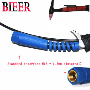 TIG150A Argon Arc Welding Torch 8M Silicone Hose Rubber Sheath Portable AC DC TIG Welder Tool - Product Image 5