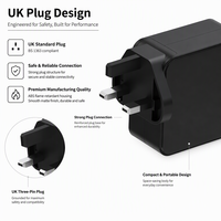 Adaptateur secteur 100W, chargeurs rapides, adaptateurs, alimentation AC/DC en matériau ignifuge, OTP/OVP pour outil électrique