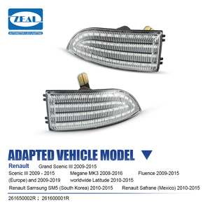 Parti Auto Non polarità LED lampada Auto a specchio luci di direzione per <span class=keywords><strong>Renault</strong></span> <span class=keywords><strong>Grand</strong></span> <span class=keywords><strong>Scenic</strong></span> <span class=keywords><strong>III</strong></span> - Product Image 5